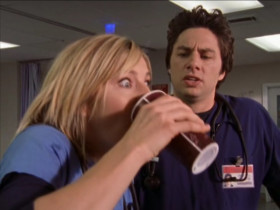 Elliot, you should never use scalding hot coffee for a victory sip. It's a beginner's mistake.