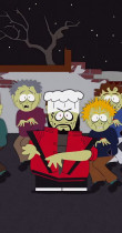 Damnit! We'll never get any candy if Kenny keeps eating people! 