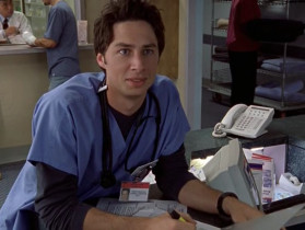 - How's it goin'?
- I'm a 37-year-old janitor. How d'you think it's going?
- There is nothing wrong with being a janitor.
- Really? Thank you, you've turned my life around. I'll tell my janitor wife and all our janitor kids that life is worth living. And that comes straight from our hero, Dr Whozits, Dr Nothing. No, seriously, come on. Come over to my humble house and point out things that are cheap.