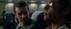 Narrator: Tyler, you are by far the most interesting single-serving friend I've ever met. ... See, I have this thing: everything on a plane is single-serving ...
Tyler Durden: Oh, I get it. It's very clever.
Narrator: Thank you.
Tyler Durden: How's that working out for you?
Narrator: What?
Tyler Durden: Being clever.
Narrator: ... Great.