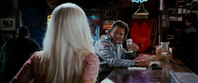 - Okay. Why would someone who doesn't drink spend hours at a bar drinking water?
- You know, a bar offers all kind of things other than alcohol.
- Mmm. Really? Like what?
- Women. Nacho grande platters. The fellowship of some fascinating individuals, like Warren here. Alcohol is just a lubricant for all the individual encounters that a barroom offers.