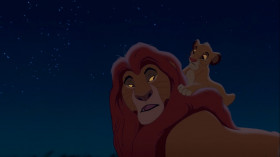 - We're pals, right?
- Right. 
- And we'll always be together, right? 
- Simba, let me tell you something that my father told me. Look at the stars. The great kings of the past look down on us from those stars. So whenever you feel alone, just remember that those kings will always be there to guide you. And so will I.