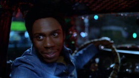 You gotta look around you. Everybody's having fun out here. They drinkin', they fightin', they pissin' on the streets. It's New Year's Eve.