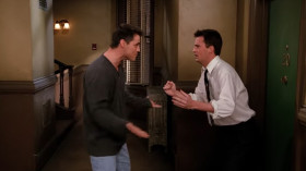 - Okay. Okay. We'll leave. When we pass her... she won't know me, because we never met!
- That's how radio stars escape stalkers!