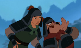 - I've a girl back home who's unlike any other...
- Yeah, the only girl who'd Iove him is his mother!
