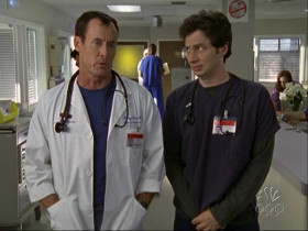 - Gentlemen, a reminder: As attendings, you are expected to turn in your paperwork and your required urine sample by tomorrow.
- I'm not planning on doing any paperwork. I did go ahead and leave my urine sample on your driver'sside car door.
