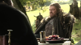 - I swear if I weren't your king, you'd have hit me already.
- The worst thing about your coronation - I'll never get to hit you again.
