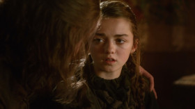 - Well... Look at me. You're a Stark of Winterfell. You know our words.
- Winter is coming.
- You were born in the long summer. You've never known anything else. But now winter is truly coming. And in the winter, we must protect ourselves, look after one another.