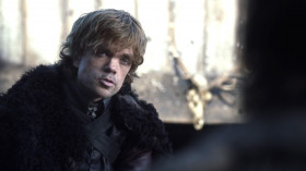 <b>Tyrion Lannister:</b> - I still remember seeing my father's fleet burn in Lannisport. I believe your uncles were responsible.
<b>Theon Greyjoy:</b> - Must have been a pretty sight.
<b>Tyrion Lannister:</b> - Nothing prettier than watching sailors burn alive. Yes, a great victory for your people. Shame how it all turned out.