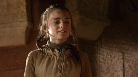 - Tomorrow I'm going to be chasing cats.
- Cats? Syrio says?
- He says every swordsman shouId study cats. They're as quiet as shadows and as Iight as feathers. You have to be quick to catch them.
- He's right about that.