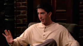 <b>Monica Geller:</b> - Let it go. It's not a big deal.
<b>Ross Geller:</b> - Not a big deal? It's amazing. You reach in, there's one maneuver and bam! A bra. Right out the sleeve. As far as I know, guys don't do anything that comes close. Right?
<b>Rachel Green:</b> - Come on! You guys can pee standing up.
<b>Chandler Bing:</b> - We can? Okay, I'm trying that.
