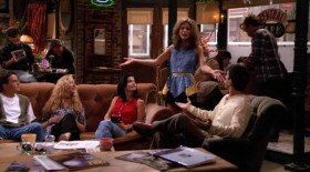 <b>Monica Geller:</b> - Let it go. It's not a big deal.
<b>Ross Geller:</b> - Not a big deal? It's amazing. You reach in, there's one maneuver and bam! A bra. Right out the sleeve. As far as I know, guys don't do anything that comes close. Right?
<b>Rachel Green:</b> - Come on! You guys can pee standing up.
<b>Chandler Bing:</b> - We can? Okay, I'm trying that.