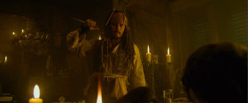 - That knife will serve you no better than the mutiny you devised.
- Mutiny served me well. It gained me an audience with you.