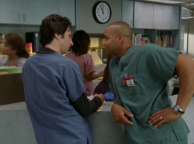<b>Turk:</b> - Let me buy you lunch.
<b>J.D.:</b> - I'm rich. I'll buy you lunch and some gold teeth to eat it with!