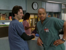<b>Turk:</b> - Let me buy you lunch.
<b>J.D.:</b> - I'm rich. I'll buy you lunch and some gold teeth to eat it with!
