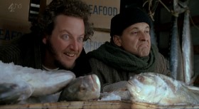 - Smell that?
- Yeah.
- You know what that is?
- Fish!
- lt's freedom!
- No, it's fish!
- lt's freedom, and it's money!
- Okay, okay. lt's freedom.
- Come on, let's get out of here before somebody sees us!
- And it's fish.
