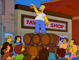 To alcohol! The cause of and solution to all of life's problems!