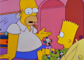 Oh Bart, don't worry, people die all the time. In fact, you could wake up dead tomorrow.
