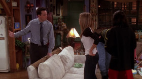 - Rachel! When you and Ross dated... did it bother you when he flirted with other women?
- No, it bothered me when he slept with other women.