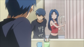 - You're actually pretty bold. Coming in here when a girl is taking a shower.
- It wasn't on purpose!
- It's okay... Now, secretly...
- What are you say?
- Hey, don't you want to do it?
- Do what?!
- Clean the bathtub!