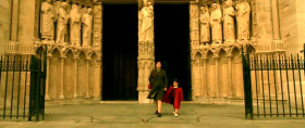 Amandine takes Amelie to Notre Dame to light a candle and pray for a baby brother. Three minutes later, heaven sends, alas, not a baby boy, but Marguerite, a tourist from Quebec, bent on ending her life. Amandine Poulain is killed instantly.