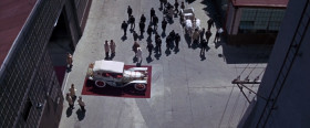 - Holy Toledo, look at that car!
- Yes, it's quite a car.
- I never saw a car like that in my life.
- You never will again either. Give me the bomb.