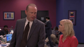 - People want human-interest stories, like the one you did yesterday.
- The report on breast augmentation? It was just ten minutes of topless women. I mean, come on. Why are these so interesting? For God's sake! People don't care about this. They want hard-hitting stories and in-depth coverage and... And...
- And twins!