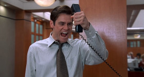 - Boss, it's Skull. He knocked over another ATM. This time at knife-point. He needs your legal advice.
- Stop breaking the law, asshole!