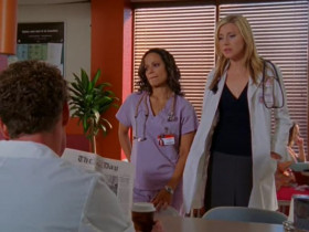 - You gotta help pull J.D. out of this spiral.
- Any other day, I'd say «No», but today, I'm gonna go ahead - and just say, «No».