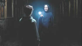 - Potter what are you doing here? Wandering the corridoors of the night.
- I'm a sleep walker.
