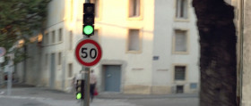 - You can't sing too loud. The limit's 50 here.
- Those signs? Aren't they for skateboards?