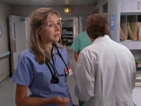 You could have been back into my good graces and instead you passed the credit on to a nurse. How noble. I tell you what, I'll get the cafeteria staff to write «Was it worth it?» on a big cake for you.