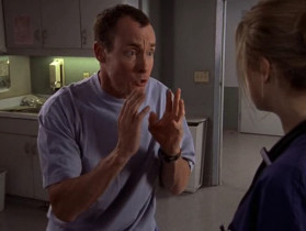 And you, you one-woman freak show, take your blah-blah to the blah-blah-ologist. If you're so stupid as to confront the Chief of Medicine, over some quasi-offensive endearment, then you've got to replace the captain of your brain ship because he's drunk.