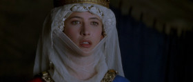 - He proposes that you withdraw your attack. In return, he grants you title, estates, and this chest of gold, which I am to pay to you personally.
- A lordship and titles. Gold. That I should become Judas?
- Peace is made in such ways.
- Slaves are made in such ways!