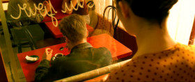 He's understood. He's going to put his teaspoon down, dip his finger in the sugar, turn around slowly, and speak to me.
