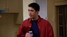 <b>Joey Tribbiani:</b> - Hey. Ross, let me ask you a question. She got the furniture, the stereo, the good TV. What did you get?
<b>Ross Geller:</b> - You guys.
<b>Chandler Bing:</b> - Oh, God. Oh, my God.
<b>Joey Tribbiani:</b> - You got screwed.