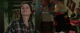 - Hey. What's he like?
- God? Lonely... but funny. He's got a great sense of humor. Sex, for example. There's nothing funnier than the ridiculous faces you people make mid-coitus.
- Sex is a joke in heaven?
- The way I understand it, it's mostly a joke down here too.