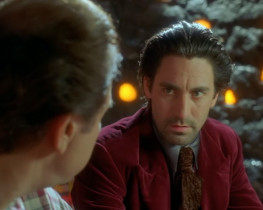 - I think you know what I'm worried about.
- Is it your hair? I know it's falling out!
- Not my hair, my daughter!
- Your daughter?
- Yes, I need to know if your... intentions are honorable.
- No, not really.
- No?!
- Well I can't deny it. I mean, they're bordering, hovering, teetering on the dishonorable.
- He'll have her on her back before you can say, «Happy ever-after».
