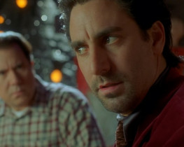 - I think you know what I'm worried about.
- Is it your hair? I know it's falling out!
- Not my hair, my daughter!
- Your daughter?
- Yes, I need to know if your... intentions are honorable.
- No, not really.
- No?!
- Well I can't deny it. I mean, they're bordering, hovering, teetering on the dishonorable.
- He'll have her on her back before you can say, «Happy ever-after».
