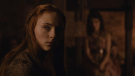 - When we were young, Jaime and I, we looked so much alike even our father couldn't tell us apart. I could never understand why they treated us differently. Jaime was taught to fight with sword and lance and mace, and I was taught to smile and sing and please. He was heir to Casterly Rock, and I was sold to some stranger like a horse to be ridden whenever he desired.
- You were Robert's queen.
- And you will be Joffrey's. Enjoy.
