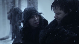 - Whatever did it to them could do it to us. They even killed the cildren!
- It's a good thing we're not children.