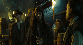 - I'm here to find the man I love.
- I'm deeply flattered, son, but my first and only love is the sea.
- Meaning William Turner, Captain Sparrow.