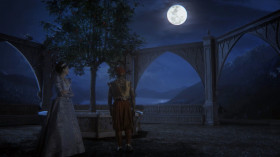 - Such a lovely tree.
- Yes, it's from my childhood garden. The tree and I share something in common. Neither of us can leave the palace and neither of us truly belongs.