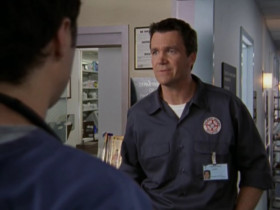 - What's up?
- Nothing. What is up with you, man?
- I always get this way in the fall. Summer's gone, the days are shorter. It just makes me feel so... What's the word?
- Sad?
- Yes, that's it. I'm a janitor, so I couldn't think of the word «sad». I was going to say «it makes me feel so mop».