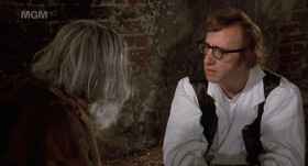 - Remember that nice boy next door? Raskolnikov?
- Yeah?
- He killed two ladies.
- No! What a nasty story.
- Bobick told it to me. He heard it from one of the Karamazov brothers.
- He must have been possessed.
- Well, he was a raw youth.
- Raw youth? He was an idiot.
- And he acted insulted and injured.
- I hear he was a gambler.
- You know, he could be your double.
- Really? How novel.