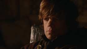 - Power is a curious thing, my lord. Are you fond of riddles?
- Why, am I about to hear one?
- Three great men sit in a room. A king, a priest and a rich man. Between them stands a common sellsword. Each great man bids the sellsword kill the other two. Who lives, who dies?
- Depends on the sellsword.
- Does it? He has neither crown nor gold nor favor with the gods.
- He has a sword, the power of life and death.
- But if it's swordsmen who rule, why do we pretend kings hold all the power? When Ned Stark lost his head, who was truly responsible? Joffrey? The executioner? Or something else?
- I've decided I don't like riddles.
- Power resides where men believe it resides. It's a trick, a shadow on the wall. And a very small man can cast a very large shadow.