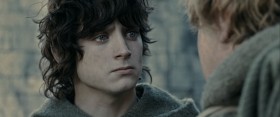 - It's like in the great stories, Mr. Frodo. The ones that really mattered. Full of darkness and danger they were. And sometimes you didn't want to know the end because how could the end be happy? How could the world go back to the way it was when so much bad had happened. But in the end, it's only a passing thing... this shadow. Even darkness must pass. A new day will come. And when the sun shines it will shine out the clearer. Those were the stories that stayed with you. That meant something. Even if you were too small to understand why. But I think, Mr. Frodo, I do understand. I know now. Folk in those stories had lots of chances of turning back, only they didn't. They kept going. Because they were holding on to something.
- What are we holding on to, Sam?
- That there's some good in this world, Mr. Frodo. And it's worth fighting for.