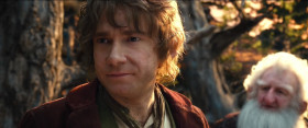 - Why did you come back? 
- Look, I know you doubt me. I know you always have. And you're right, I often think of Bag-end. I miss my books. And my armchair and my garden. See, that's where I belong. That's home. And that's why I came back. Because you don't have one. A home. It was taken from you. But I will help you take it back if I can.
