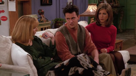 <b>Chandler Bing:</b> - So when I woke up this morning... he'd stolen all the insoles out of my shoes!
<b>Monica Geller:</b> - Why?
<b>Chandler Bing:</b> - He thinks I slept with his ex-girlfriend and killed his fish.
<b>Phoebe Buffay:</b> - Why would you kill his fish?
<b>Chandler Bing:</b> - Because sometimes after you sleep with someone... you have to kill a fish.