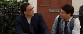 - Enough about me. What's new with you?
- Well, my girlfriend kicked me out, I'm livin' with my dad and my family killed President Lincoln.
- Alright!